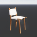 3d fabric chair model buy - render