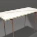 Modelo 3d Mesa de jantar (Ouro, DEKTON Aura) - preview