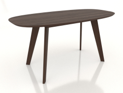 Dining table 1600x800 mm (dark walnut)