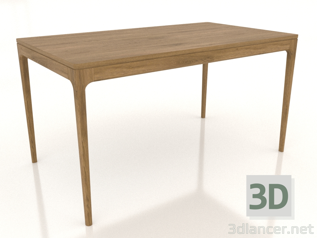 modèle 3D Table à manger FARGO 1400x800x750 mm (chêne naturel) - preview