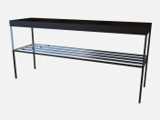 Console table on metal basis Norma Z02