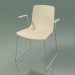 3D Modell Stuhl 3909 (auf einem Schlitten, mit Armlehnen, weiße Birke) - Vorschau