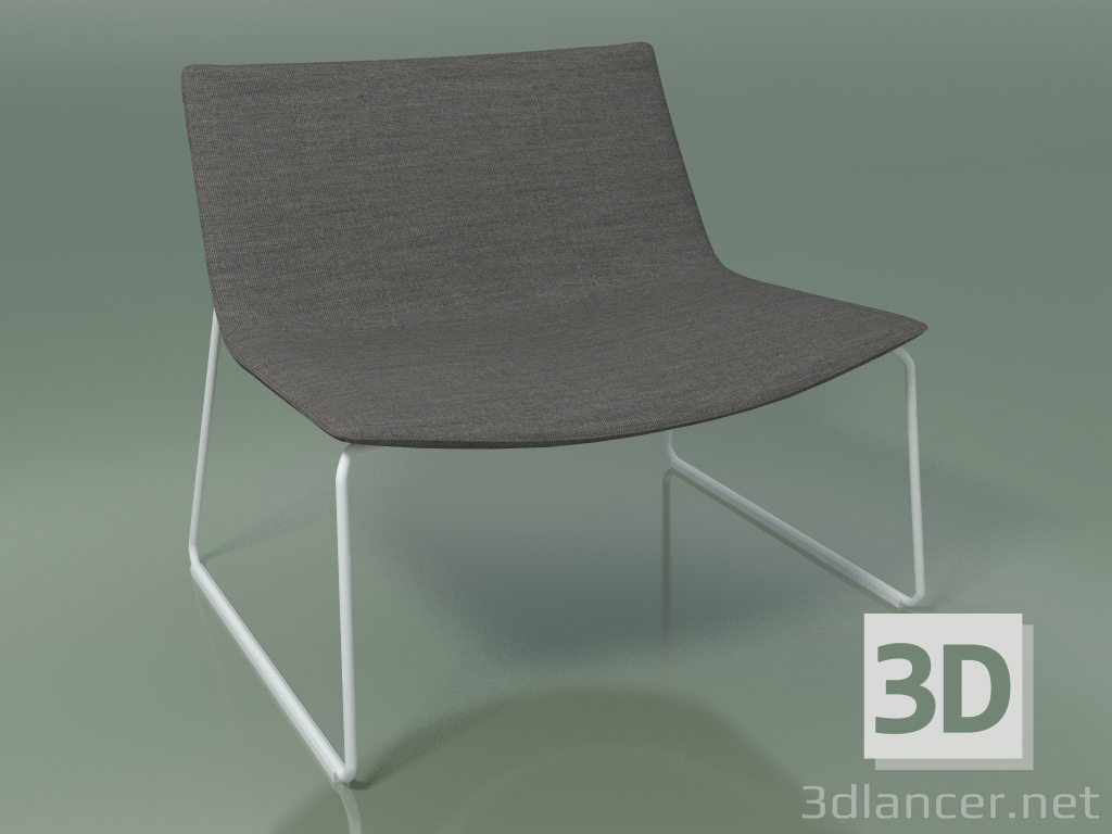 3D Modell Stuhl für die Ruhe 2010 (auf einem Schlitten, V12) - Vorschau