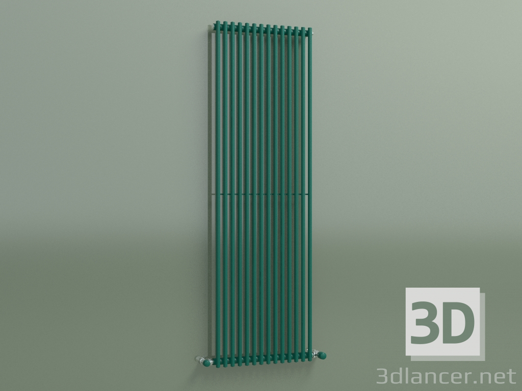 3D Modell Kühler vertikal ARPA 1 (1520 14EL, opalgrün RAL 6026) - Vorschau