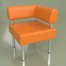3D Modell Eckteil Business (Orange Leder) - Vorschau
