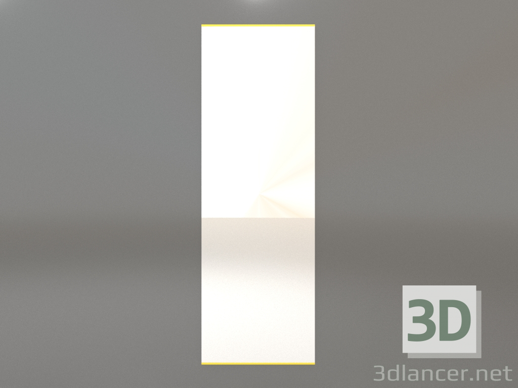3D modeli Ayna ZL 01 (600х1800, parlak sarı) - önizleme