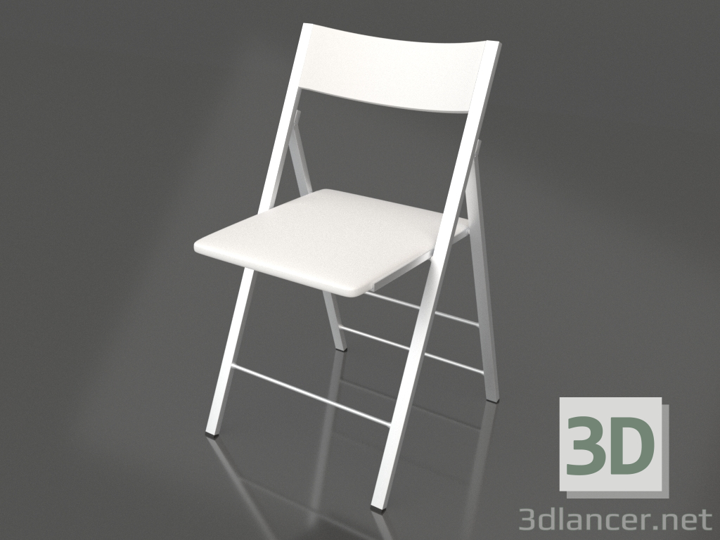 modello 3D Sedia Party (bianco) - anteprima