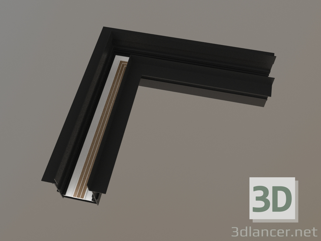 modèle 3D Connecteur d'angle MAG-CON-4560-FDW-L90 (BK) - preview