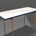 modello 3D Tavolo da pranzo (Blu notte, DEKTON Aura) - anteprima