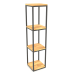 3d model Square rack (WOOD FLOOR, 30x30x128, 4 shelves) - preview