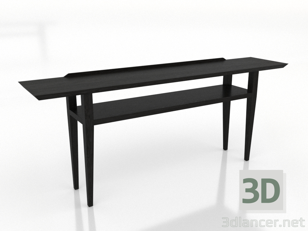 modèle 3D Console MISS LO (chêne noir) - preview modèle 3D Console MISS LO (chêne noir) - preview