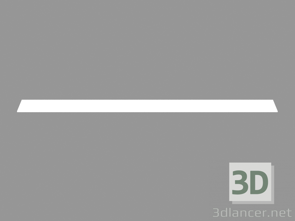 3d model Línea de luminarias LÍNEA CONTINUA VIDRIO COMPLETO 0,5m (S7016W) - vista previa
