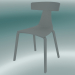 3d модель Стул REMO wood chair (1415-10, ash grey) – превью