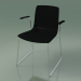 Modelo 3d Cadeira 3909 (sobre patins, com braços, bétula preta) - preview