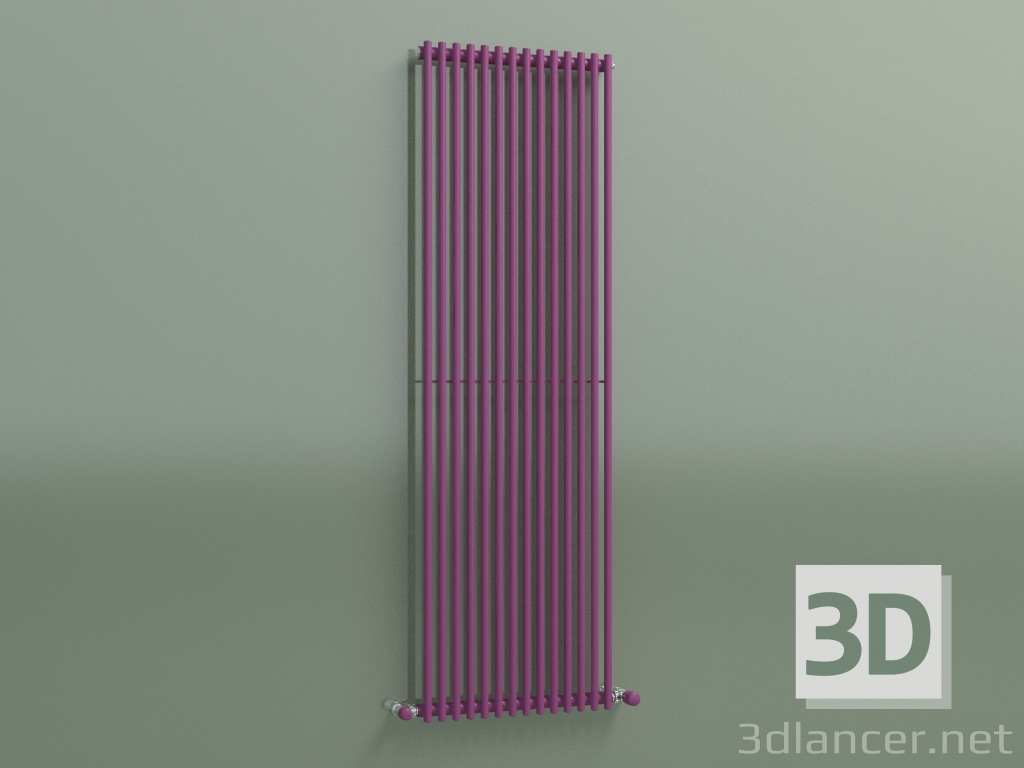 modèle 3D Radiateur vertical ARPA 1 (1520 14EL, violet transport RAL 4006) - preview