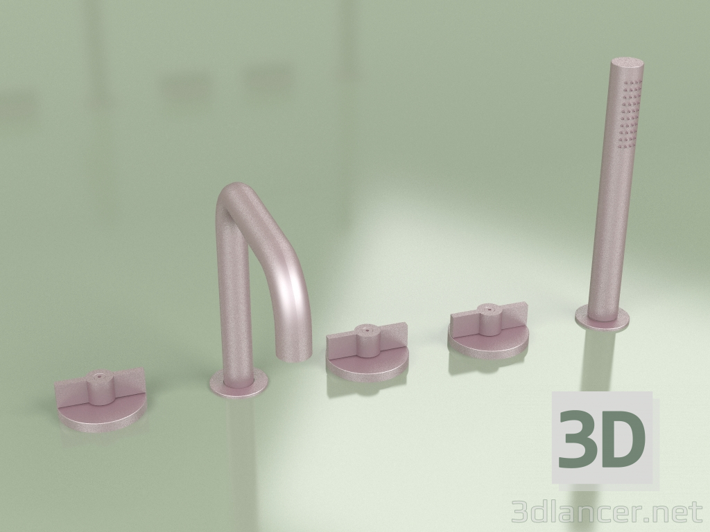 modèle 3D Mitigeur avec bec orientable et mitigeur hydro-progressif (19 98, OR) - preview
