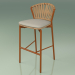 3d model Bar stool 150 (Metal Rust, Teak) - preview