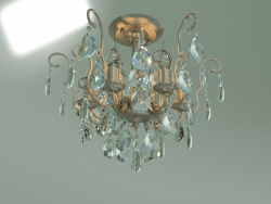 Pendant chandelier 10022-6 (antique bronze-clear crystal Strotskis)