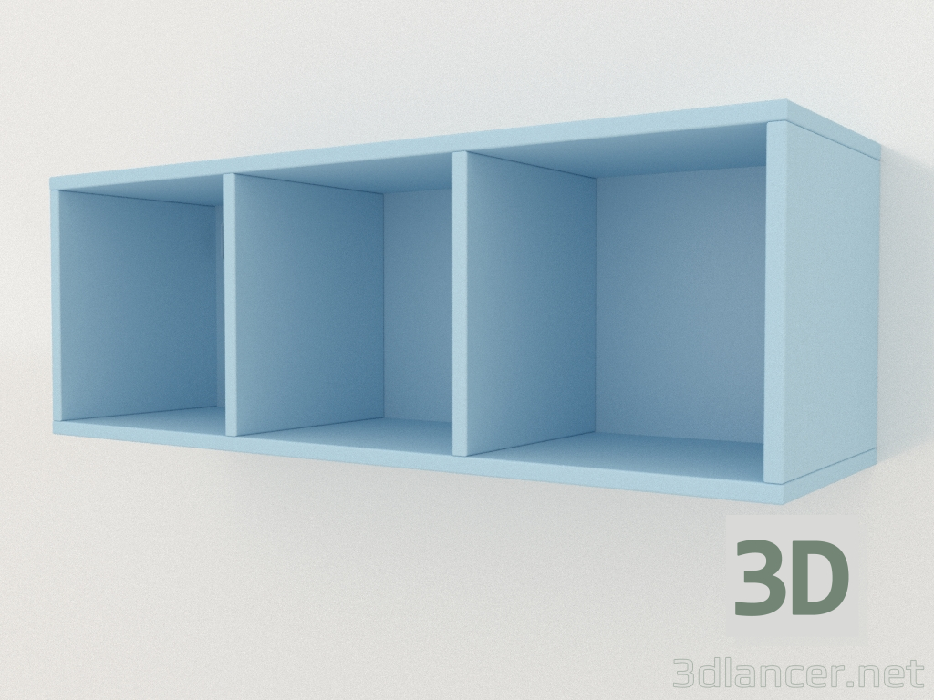 3D Modell Bücherregal-MODUS U (PBDUA2) - Vorschau