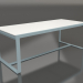 3d модель Стол обеденный 210 (White polyethylene, Blue grey) – превью