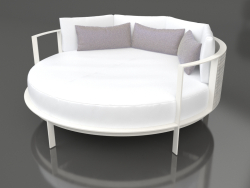 Круглая кровать для отдыха (Agate grey)