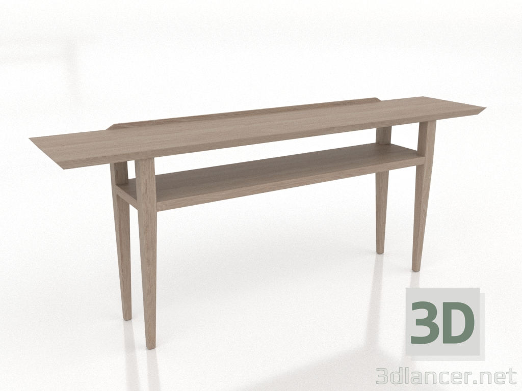 modèle 3D Console MISS LO (chêne) - preview modèle 3D Console MISS LO (chêne) - preview