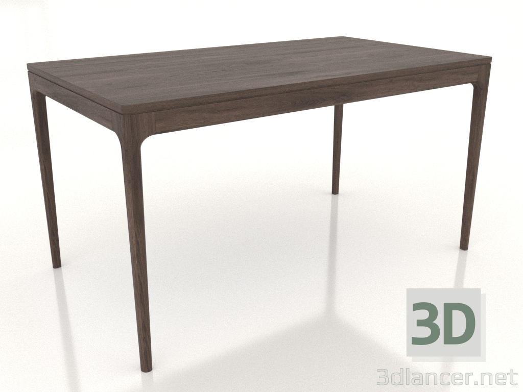 3d model Dining table FARGO 1400x800x750 mm (dark oak) - preview