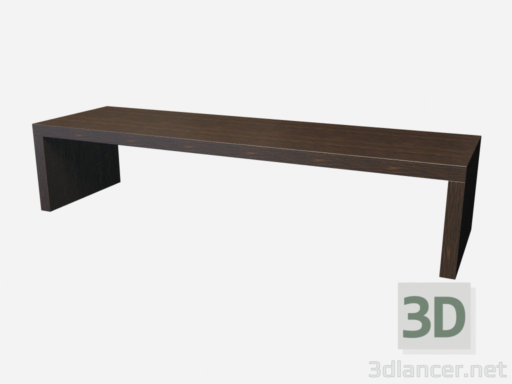 3D Modell Rechteckiger Bartisch im Stil Art déco Norma Z03 - Vorschau