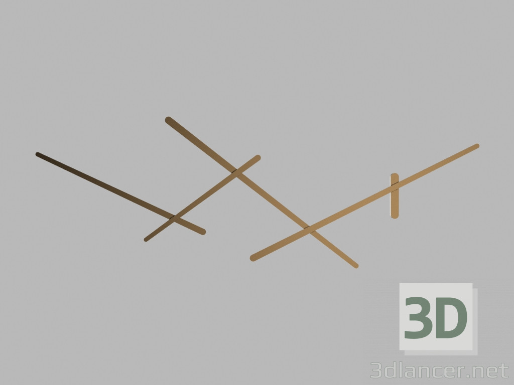 modello 3D Applique da parete 1705 (b) - anteprima