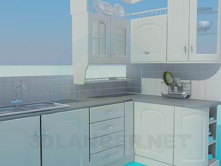 3d model Kitchen - preview 3d model Kitchen - preview