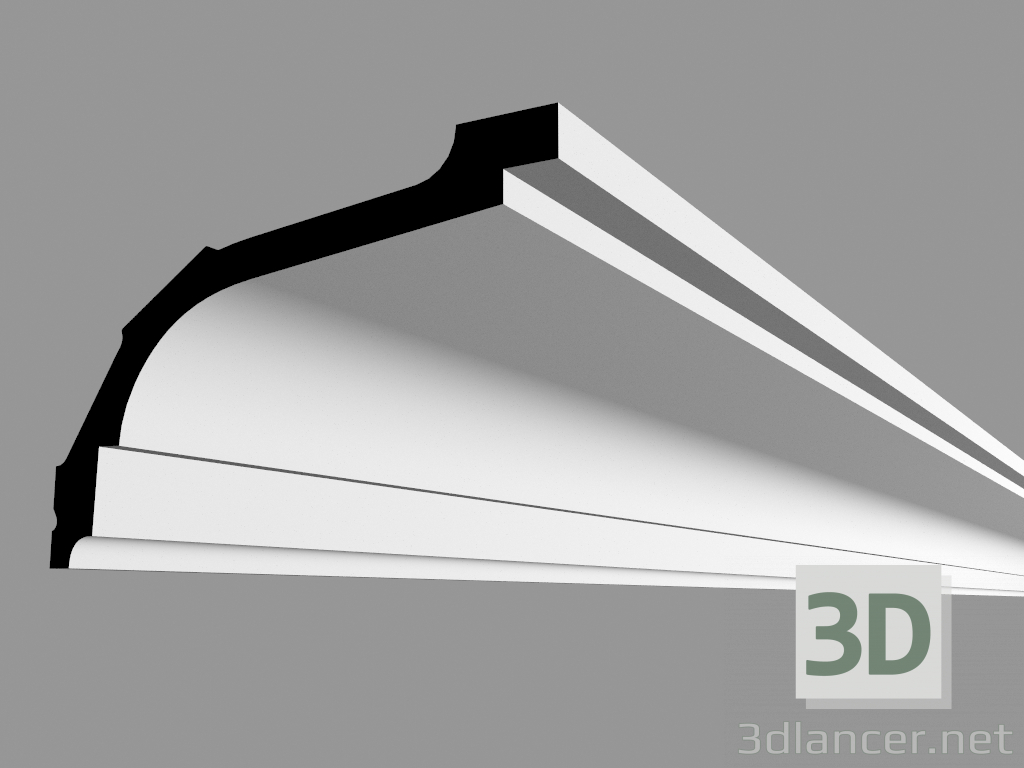 3D modeli Korniş C220 (200 x 7,6 x 11,6 cm) - önizleme