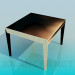 3D Modell Quadratischer Tisch - Vorschau