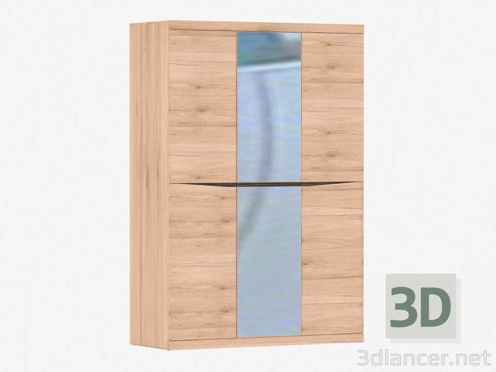 3D Modell Kleiderschrank 3D (TYP 22) - Vorschau