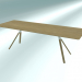 modello 3D Tavolo rettangolare FORK (P128 240Х90) - anteprima