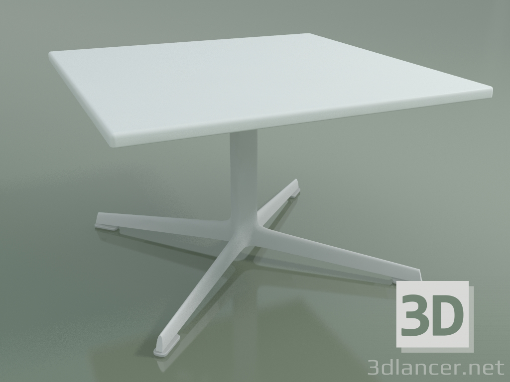 modello 3D Tavolino quadrato 0960 (H 36.4 - 60x60 cm, M02, V12) - anteprima