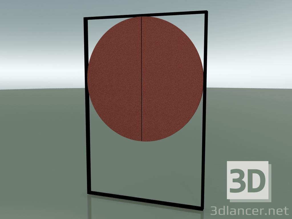 modello 3D Pannello rotondo piccolo autoportante 5104 (V39) - anteprima