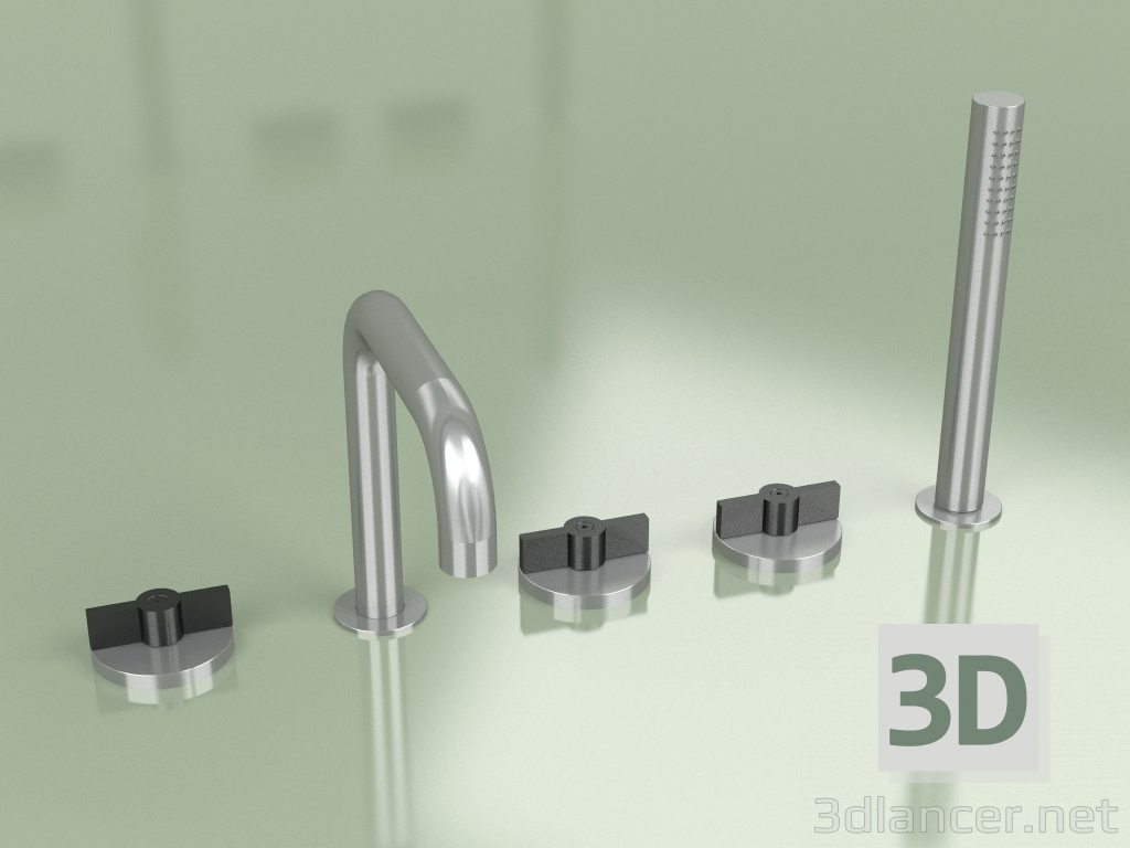modèle 3D Mitigeur avec bec orientable et mitigeur hydro-progressif (19 98, AS-ON) - preview