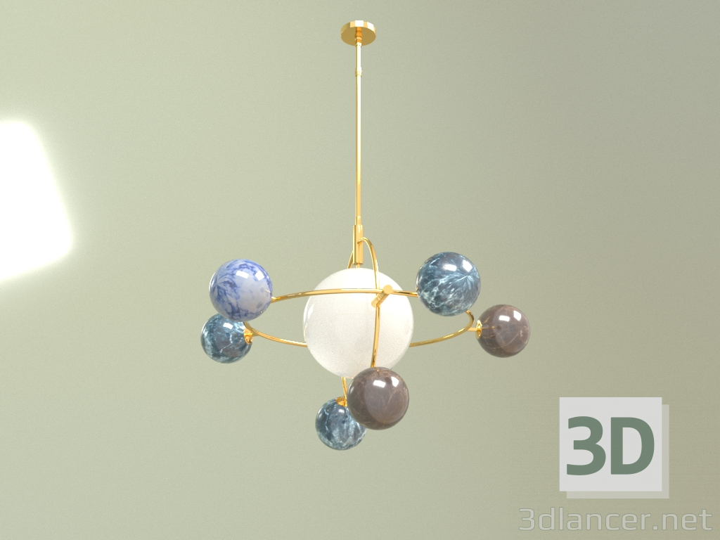 3d model Lámpara colgante Andrómeda diámetro 85 - vista previa