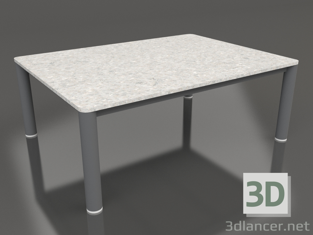 modello 3D Tavolino 70×94 (Antracite, DEKTON Scirocco) - anteprima
