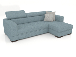 Fabio sofa with ottoman (Beretta 14)