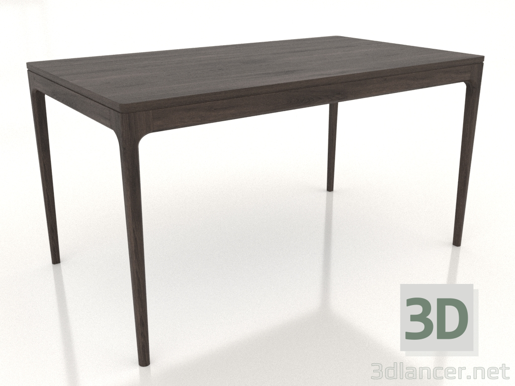 3d model Dining table FARGO 1400x800x750 mm (wenge oak) - preview