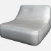 3d model Leather daybed Art Deco Olivieri - preview