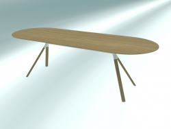 टेबल ओवल फोर्क (P128 240X90)