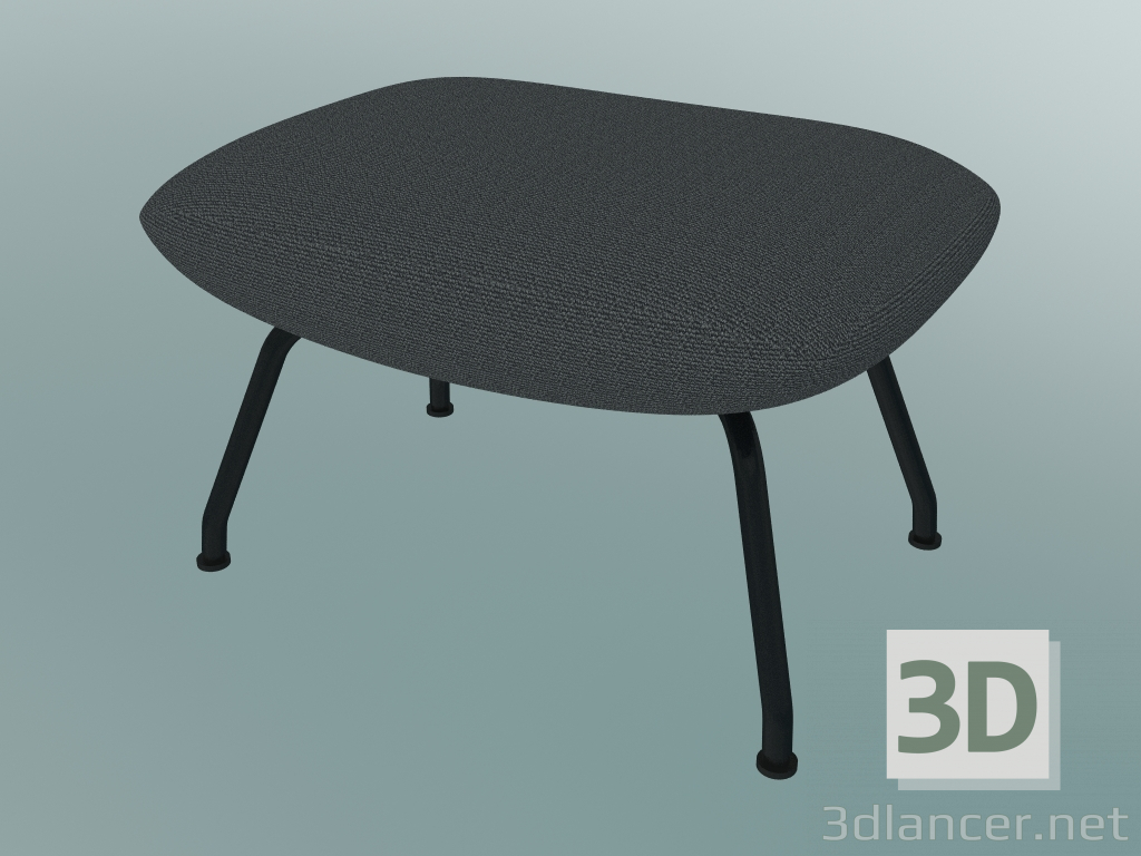 modèle 3D Somnole ottomane (océan 80, noir anthracite) - preview
