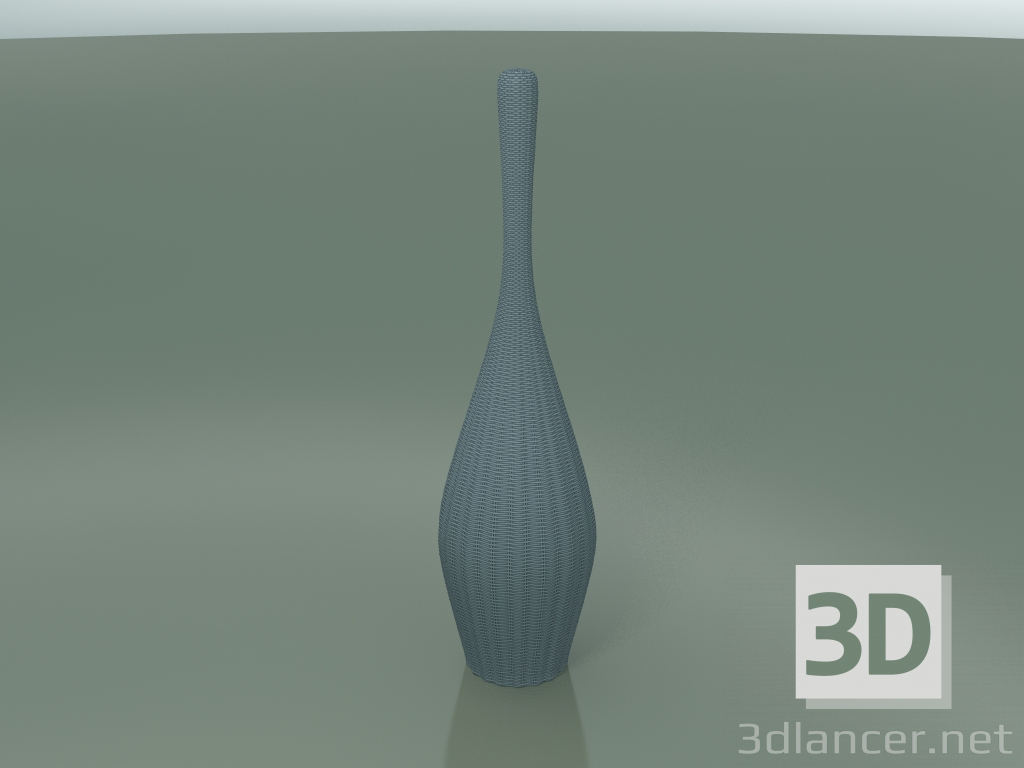 modello 3D Lampada da terra (Bolla M, blu) - anteprima