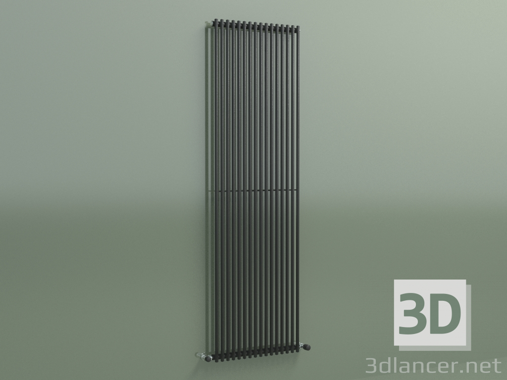 modèle 3D Radiateur vertical ARPA 1 (1820 16EL, noir de transport RAL 9005) - preview