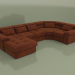 modello 3D Ruan divano 1 - anteprima