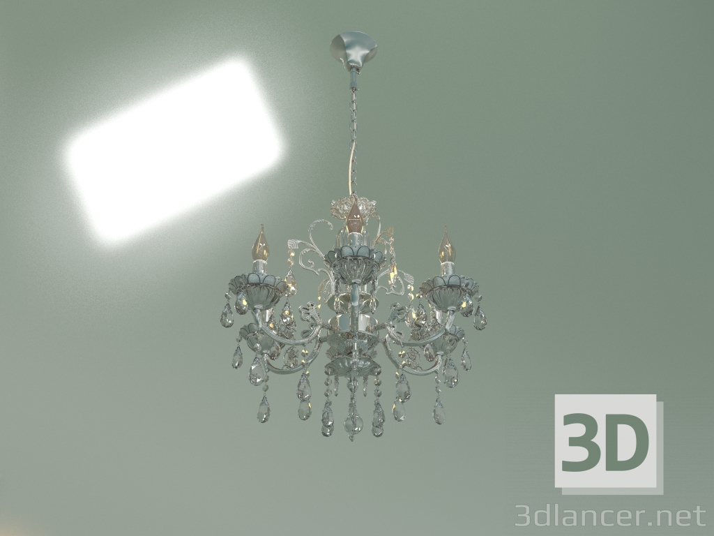 3d model Pendant chandelier 230-6 (Strotskis) - preview