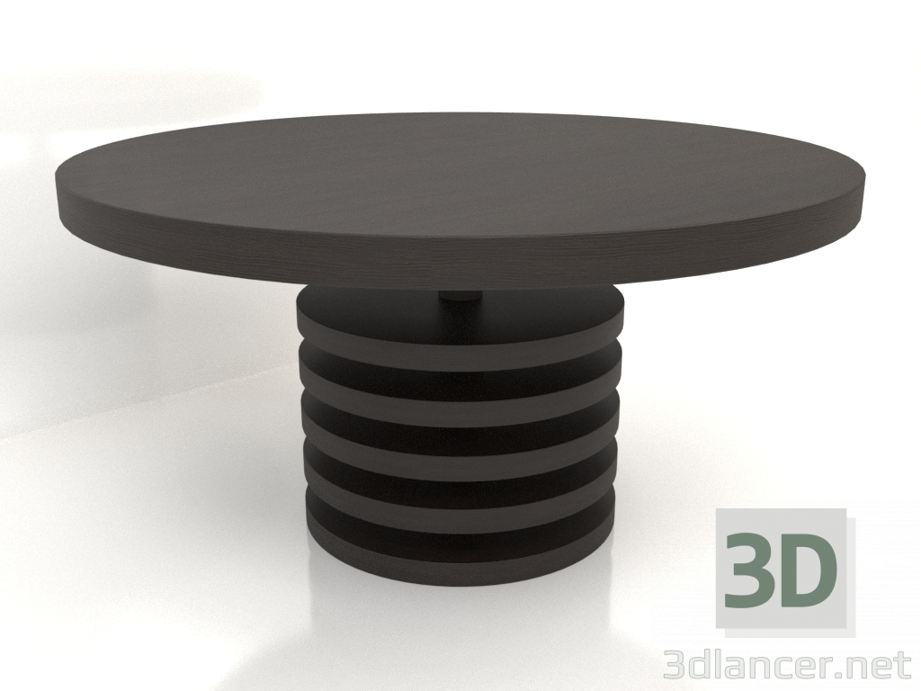 3D modeli Yemek masası DT 03 (D=1493x762, ahşap kahve koyu) - önizleme
