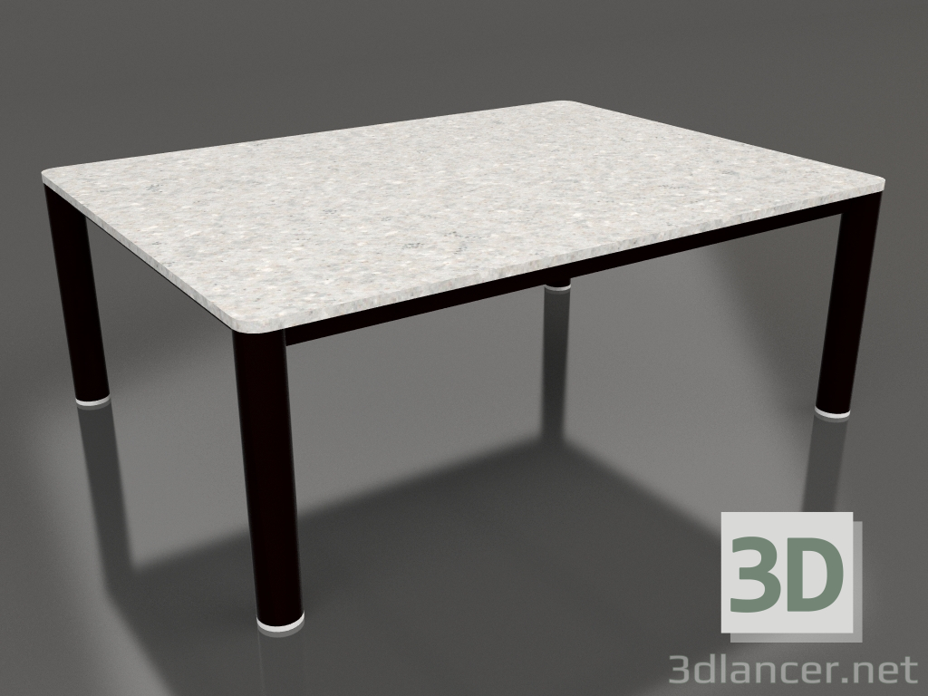 3d model Coffee table 70×94 (Black, DEKTON Sirocco) - preview